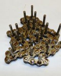 CHAIN,#35,24.38"L,W/1.00"L EXT PINS,1-1/8" SPACING,W/CONN